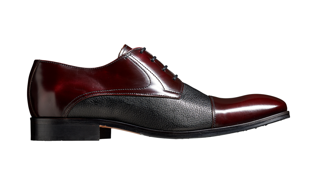 Burgundy and black dress shoes sales