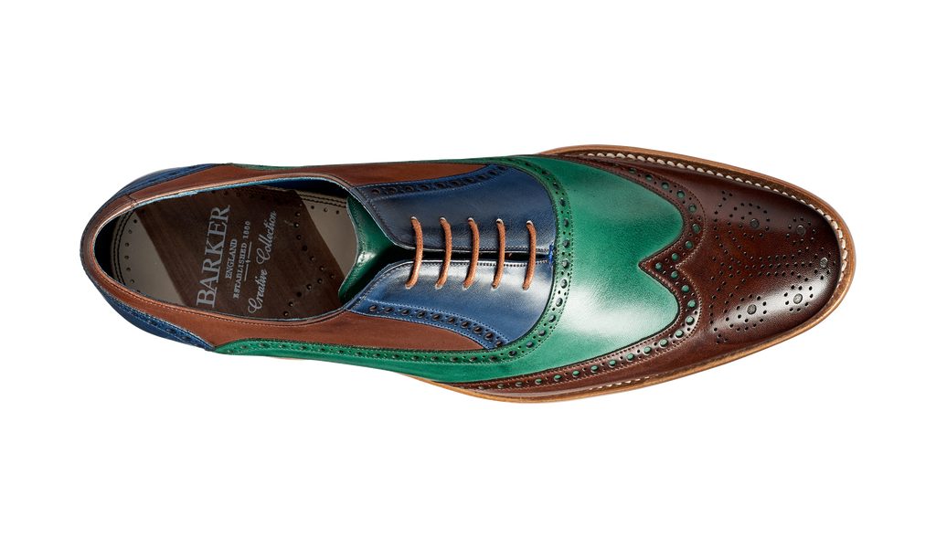 Mens green brogues hotsell