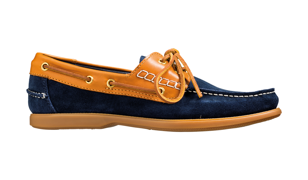 Wallis Navy Blue Suede Cedar Collar