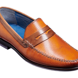 William - Rosewood Perf Hand Painted / Brown Saddle