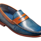 William - Blue Wash / Rosewood Collar / Brown Saddle