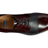 Southwold - Burgundy Hi-Shine / Black Deerskin