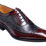 Rugby - Burgundy Hi-Shine / Black Deerskin