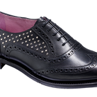 Freya - Black Calf / Studs