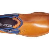 Alexandra - Cedar Calf / Blue Strap