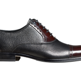 Felix - Black Deerskin / Burgundy Hi-Shine