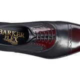 Felix - Black Deerskin / Burgundy Hi-Shine