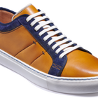 Greg - Cedar Calf / Navy Suede