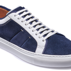 Greg - Navy Suede / White Calf