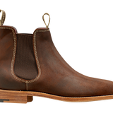 Gina - Mid Brown Waxy Suede