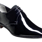 Goldington - Black Patent / Suede