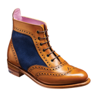 Grace - Cedar Calf / Blue Suede