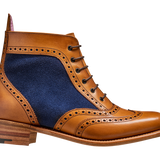 Grace - Cedar Calf / Blue Suede