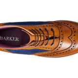 Grace - Cedar Calf / Blue Suede