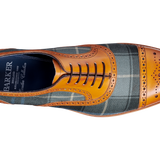 Hursley - Cedar Calf / Check Fabric