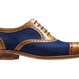 Hursley - Cedar Calf / Navy Suede