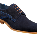 Mason - Navy Cut Through Suede