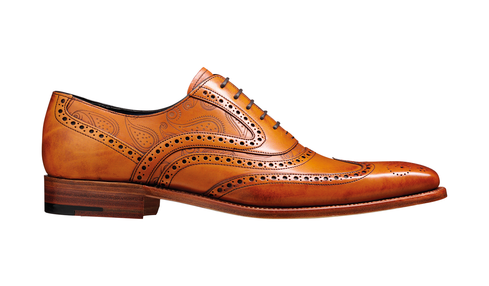barker mcclean cedar calf paisley laser