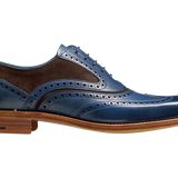 Mcclean - Navy Hand Painted / Choc Suede