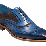 Mcclean - Navy Hand Painted / Choc Suede