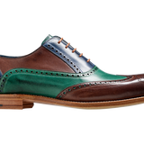 Valiant Multi - Ebony / Green / Blue Hand Painted