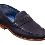 William - Dark Navy Suede