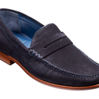 William - Dark Navy Suede